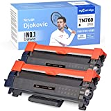 MYCARTRIDGE Remanufactured Toner Cartridge Replacement for Brother TN760 TN-760 TN730 TN-730 for MFC-L2710DW MFC-L2750DW HL-L2370DW HL-L2395DW DCP-L2550DW HL-L2350DW PrinterToner Cartridges(2 Black)