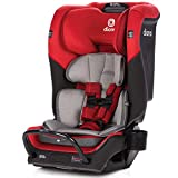 Diono Radian 3QX 4-in-1 Rear & Forward Facing Convertible Car Seat, Safe+ Engineering 3 Stage Infant Protection, 10 Years 1 Car Seat, Ultimate Protection, Slim Fit 3 Across, Red Cherry