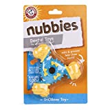 Arm & Hammer for Pets Nubbies TriBone Dog Dental Toy| Best Dog Chew Toy for Moderate Chewers | Dog Dental Toy Helps Reduce Plaque & Tartar | Peanut Butter Flavor with Arm & Hammer Baking Soda