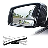 Blind Spot Mirror for Cars LIBERRWAY Car Side Mirror Blind Spot Auto Blind Spot Mirrors Wide Angle Mirror Convex Rear View Mirror Stick on Design Adjustable