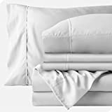 Twin XL Sheet Set - 4 Piece Set - Hotel Luxury Bed Sheets - Ultra Soft - Deep Pockets - Easy Fit - Cooling & Breathable Sheets - No Wrinkles - Cozy - White - Twin Extra Long Sheets - 4 PC