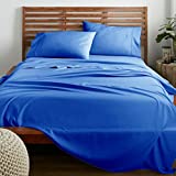 American Home Collection Deluxe 3 Piece Bed Sheets Set Deep Pocket Extra Soft Microfiber Wrinkle Free Sheets Easy Care (Twin, Snorkel Blue)
