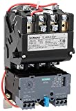 Siemens 14DUE32AA Heavy Duty Motor Starter, Solid State Overload, Auto/Manual Reset, Open Type, Standard Width Enclosure, 3 Phase, 3 Pole, 1 NEMA Size, 10-40A Amp Range, A1 Frame Size, 110-120/220-240 at 60Hz Coil Voltage , Black