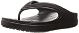 Crocs Sloane Snake Wedge Flip Black 6 M