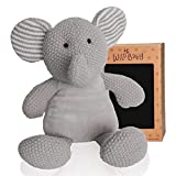 WILD BABY Elephant Microwaveable Stuffed Animal - Heatable Plush Pal with Aromatherapy Lavender Scent for Babies and Kids - 12"