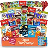 Snack box Care Package (40 Count) Snacks veriety pack Food Cookies Bars Chips Candy Back to School Prime Holiday Gift Baskets Pack Assortment Bundle Mix Bulk Sampler Treat College Students for Teenage girls Office