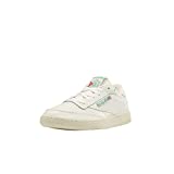 Reebok Unisex-Adult Club C Sneaker, White/Green, 6.5 US Men