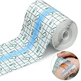 Transparent Dressing Adhesive Bandage Waterproof Bandage Clear Adhesive Bandages Stretch Tape for Tattoos Swimming (3.94 Inch x 10.94 Yard)