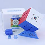 Bukefuno MoYu RS3M 2020 3x3 Magnetic Cube Speed Magic Cube Moyu RS3M 3x3x3 2020 Stickerless MFJS Puzzle Speed RS3 M 2020 Cube