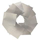 10pcs 100x100mm 0.2mm 99.9% Pure Zinc Zn Sheet Plate Metal Foil