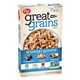Great Grains Blueberry Morning Cereal with Whole Grains, Non-GMO Project Verified, 13.5 Oz (12 Pack)