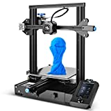 CREALITY Official Ender 3 V2 3D Printer with MeanWell Power Supply Upgraded Version of Ender 3 Pro Silent Motherboard Mainboard for Carborundum Glass Platform LCD Screen Printing Size 8.6x8.6x9.8in