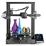 SainSmart Official Creality Ender 3 V2 3D Printer, Upgraded Ender 3 3D Printer with Carborundum Glass Bed, Silent Motherboard and MeanWell Power Supply, Build Volume 220 x 220 x 250 mm