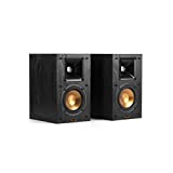 Klipsch Synergy Black Label B-100 Bookshelf Speaker Pair with Proprietary Horn Technology, a 4 High-Output Woofer and a Dynamic .75 Tweeter for Surrounds or Front Speakers in Black