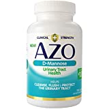 D-Mannose Urinary Tract Health, Cleanse, Flush & Protect The Urinary Tract*, #1 Pharmacist Recommended Brand, AZO Clinical Strength D-Mannose, 120 Count