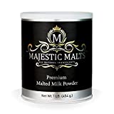 Majestic Malts Malted Milk Powder Mix for Milkshakes and Baking 1 lb 1 Pound Pack of 1