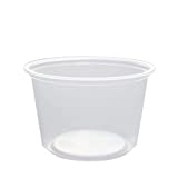 Karat FP-DC16-PPU 16 oz Deli Container,3" Height, 4.61" Width, 3.39" Length (Pack of 500)