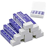 EULANT Pencil Erasers 8 Pieces, White 2B Rubbers Erasers for Schools Office Kids Adults, Soft Art Erasers for Writing Drawing Student Teachers