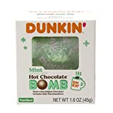 Dunkin' Mint Hot Chocolate Bomb, Mint-Flavored Belgian Milk Chocolate Melting Ball Filled with Mini Marshmallows, Hot Cocoa Treat, 1.6 Ounce