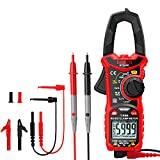 KAIWEETS Digital Clamp Meter T-RMS 6000 Counts, Multimeter Voltage Tester & Soft Silicone Electrician Test Leads Kit