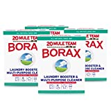 20 Mule Team All Natural Borax Laundry Detergent Booster & Multi-Purpose Household Cleaner, 65 Ounce, 4 Count