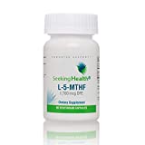 Seeking Health L-5-MTHF Capsules, Supports Healthy Methylation, Easily Absorbed Methyl Folate Supplement, Supports Healthy Nervous System, MTHFR Support Supplement, 1,700 mcg DFE, 60 Vegetarian Capsules*