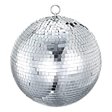 Mirror Disco Ball, Focus Eparts 12 Inch Disco Mirror Ball Party Disco Ball for Party Decorations Wedding Home Outdoor Events