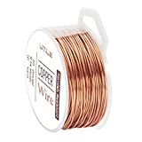 UTILE Soft 99% Copper Wire, 20-Gauge, 30 ft /10-Yards, for Jewelry Making or Crafts Supplies, Tarnish Resistant for Making Hobby Craft, Decorations, Beading, Floral Dcor (Copper)