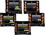 CharcutNuvo: Organic and Wild Game Spicy Sausage Variety Pack - 10oz, 5 Pack - Fully Cooked - Grass-Fed Meat - No Antibiotics, Hormones, Gluten, or Added Sugar - No Nitrites or Nitrates