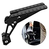 ROADGIVE Car Door Step Universal Fit Foldable Car Roof Rack Step on Door Latch Door Hook Step Stand Pedal for Car Roof Access for Car, SUV, Jeep, Max Load 400 lbs Support Both Feet (Black)