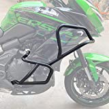 Ship from USA Motorcycle Versys650 Highway Crash Bars Engine Guard Frame Falling Protector Bumper for Kawasaki Versys 650 Versys650 KLE650 KLE 650 2015 2016 2017 2018 2019 2020 2021 15-21 (Full Set)