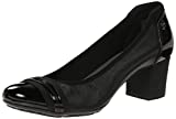 Anne Klein womens Guardian Leather pumps shoes, Black, 8 US