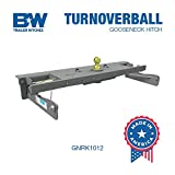 B&W Trailer Hitches Turnoverball Gooseneck Hitch - GNRK1012 - Compatible with 2011-2015 Chevrolet/GMC 2500 & 3500 Trucks