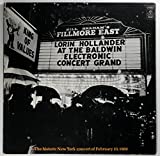 Lorin Hollander at the Fillmore East: The historic New York concert of  Feb 23 1969