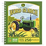 John Deere Word Search, Multi-Level Spiral-Bound Puzzle Book Including More Than 250 Farm, Tractor, and Animal Puzzles (Part of the Brain Busters Puzzle Collection)