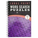 Large Print Word Search Puzzles Volume 2: Over 200 Puzzles to Complete with Solutions - Include Spiral Bound / Lay Flat Design and Large to Extra-Large Font for Word Finds (Large Print Puzzle Books)