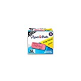 Paper Mate Pink Pearl Erasers, Large, 12 Count