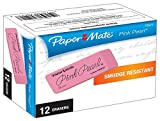 Paper Mate Pink Pearl Erasers, Small, 36 Count