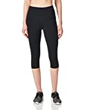 Skechers womens Go Walk High Waisted Capri Leggings, Bold Black, Large US