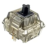 Gateron Black Ink v2 Switches 5pin RGB Linear Switch for DIY Mechanical Keyboards (35PCS, Black Ink)