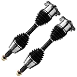 Detroit Axle - 4WD 8 LUG Front Driver and Passenger Side CV Axle Shafts Replacement for Chevy GMC Silverado Sierra 1500 2500 3500 K1500 K2500 K3500-2pc Set