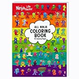 Fashion Angels Ninja Life Hacks Coloring Book - All Ninja Coloring Book with 70 Coloring Pages - Helps Children Process Emotions and Express Themselves - Ages 4 and Up