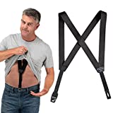 HIKERS Hidden Suspenders for Untucked Men, Invisible Belt Alternative, M