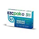 EZC Pak+D 5-Day Tapered Immune Support with Echinacea, Vitamin C, Vitamin D and Zinc for Immune Support