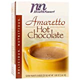 HealthSmart High Protein Amaretto Hot Chocolate Drink, 15g Protein, Low Calorie, Low Carb, Aspartame Free, KETO Diet Friendly, Ideal Protein Compatible, Instant Cocoa, 7 Count Box