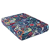 hyha Printed Sofa Couch Cushion Covers Replacement Couch Seat Covers Stretch Sofa Seat Cover Furniture Protector Sofa Slipcover Soft Flexibility with Elastic Bottom (Large,Paisley)