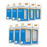 Silicone Adhesive Bandages for Sensitive Fragile Skin Various Sizes - Latex Free Bandaids for Kids and Elderly by G+ GUIGABUL 50 ct (0.75"x3") + 20 ct (1.63"x4")