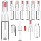 Fillable 2-in-1 Paint Touch Up Applicator Pens Detail Repair Fine Tip Writer Pen Brush Scratch Remover Paint Pen Applicator Paint Brush Pens for Auto Car Drywall Cabinets,10 ml Bottle (15 Pieces)