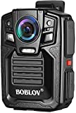 BOBLOV HD66/D7 128GB/64GB Police Body Camera, 2K 1440P Waterproof Police Body Camera with Audio, 2 Batteries and Charging Dock Station and 170 Wide Angle, Night Vision Body Camera (128GB)