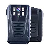 Body Worn Camera, Body Cam Video Recorder with Audio Recording, Night Vision, HD 1080P, Waterproof Wearable Police Camera for Law Enforcement, Security Guard (Build-in 32GB Memory Card)